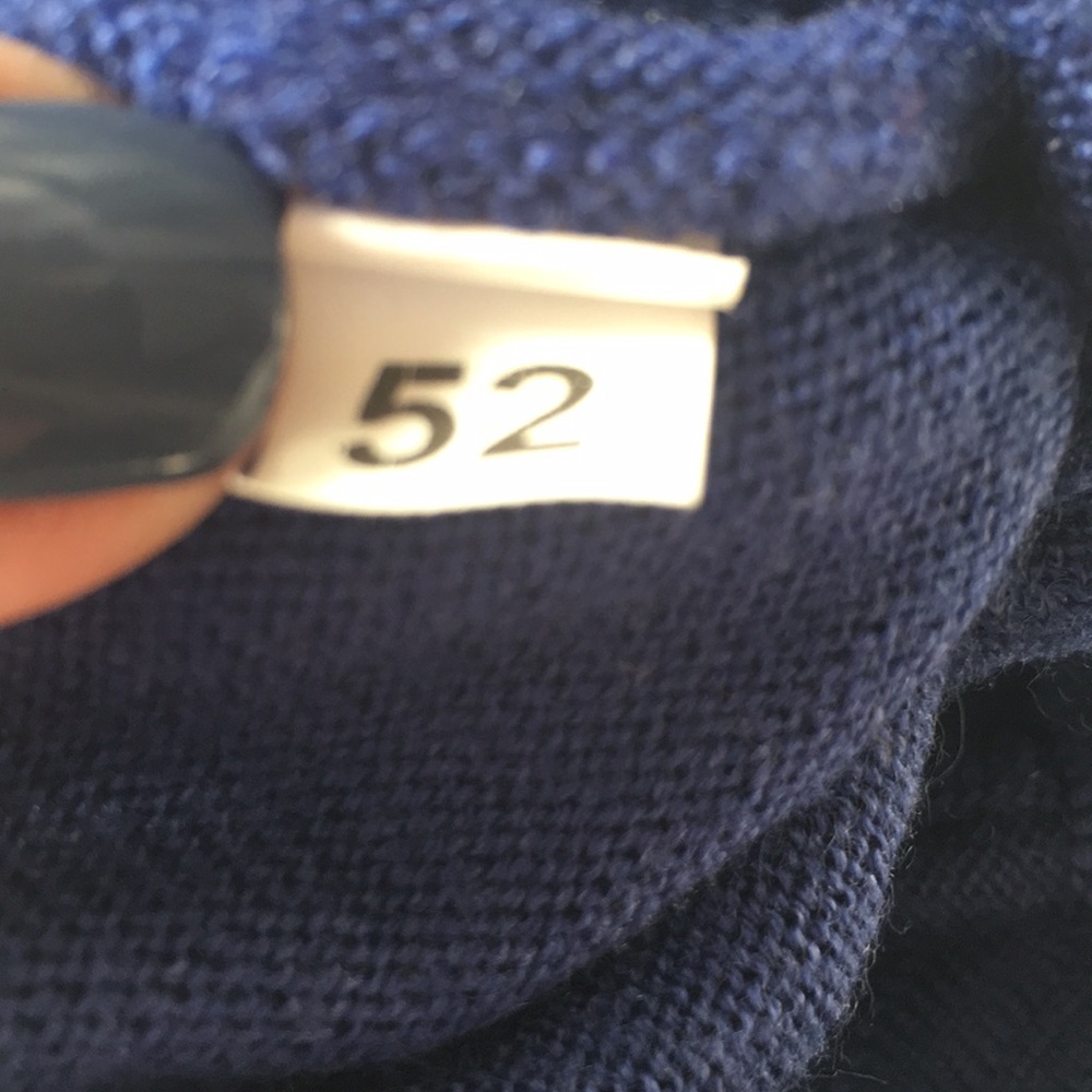 Gran Sasso dark blue wool sweater - Picture 5 of 7